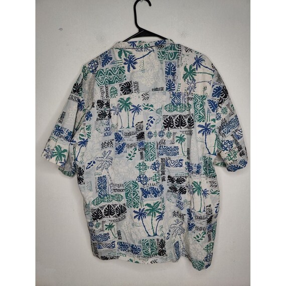 Vintage Authentic Hawaiian Shirt All Over Floral … - image 5