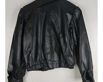 Vintage David Laurenz Leather Jacket Women's 9/10 Distressed