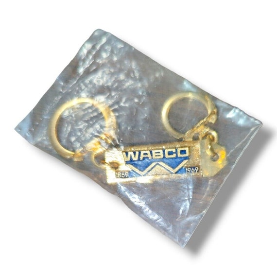 Vintage Wabco Westinghouse Keychain Metal Centennial 1969 New In Packaging