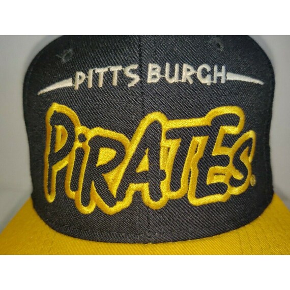 Vintage Pittsburgh Pirates MLB Starter Snapback Cap Hat Spell Out