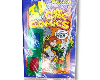vintage Wendy's Sealed 3-D Classic Comics #2 King Arthur S1