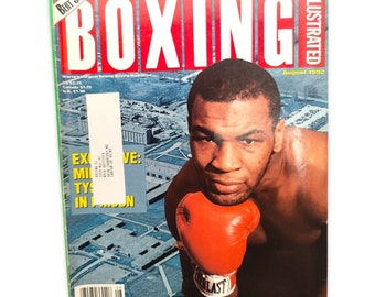 Boxing Illustrated Magazine Août 1992 Mike Tyson In Prison vintage Publicité