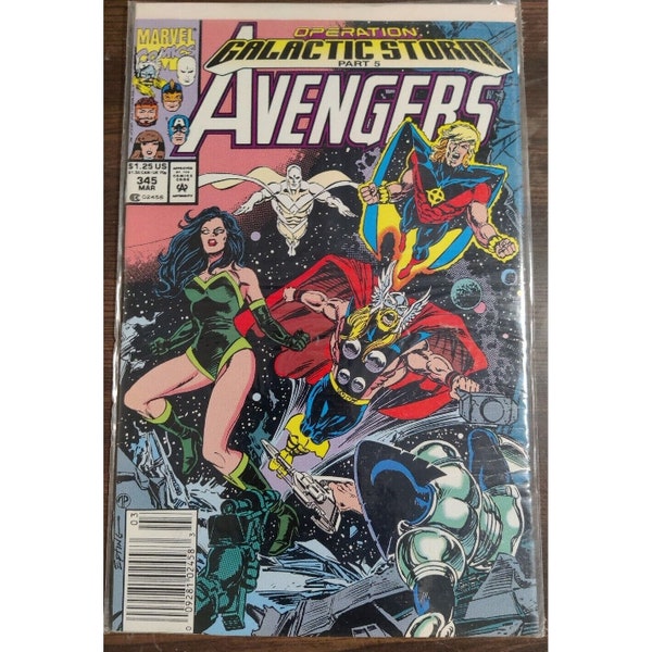 Avengers West Coast #345 March 1992 Operation Galactic Storm Part 5 Marvel Comic