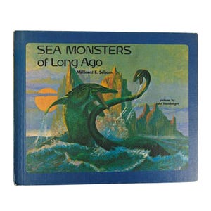 Sea Monsters Of Long Ago Childrens Choice Book By Millicent E. Selsam 1977 HC