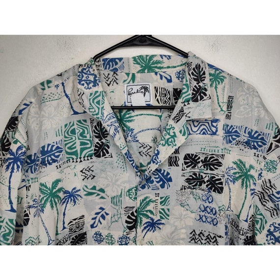 Vintage Authentic Hawaiian Shirt All Over Floral … - image 3