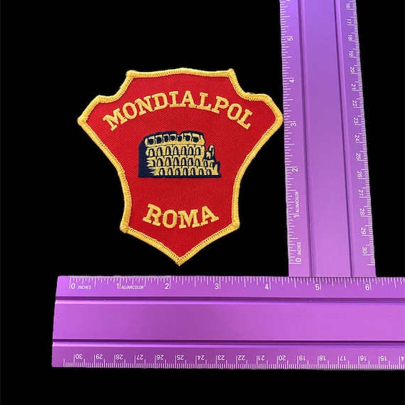 Mondialpol Roma vintage patch sew on/iron on - image 3