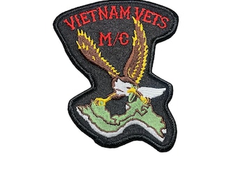 Vietnam Vets Motorcycle Club vintage sew on/iron on patch