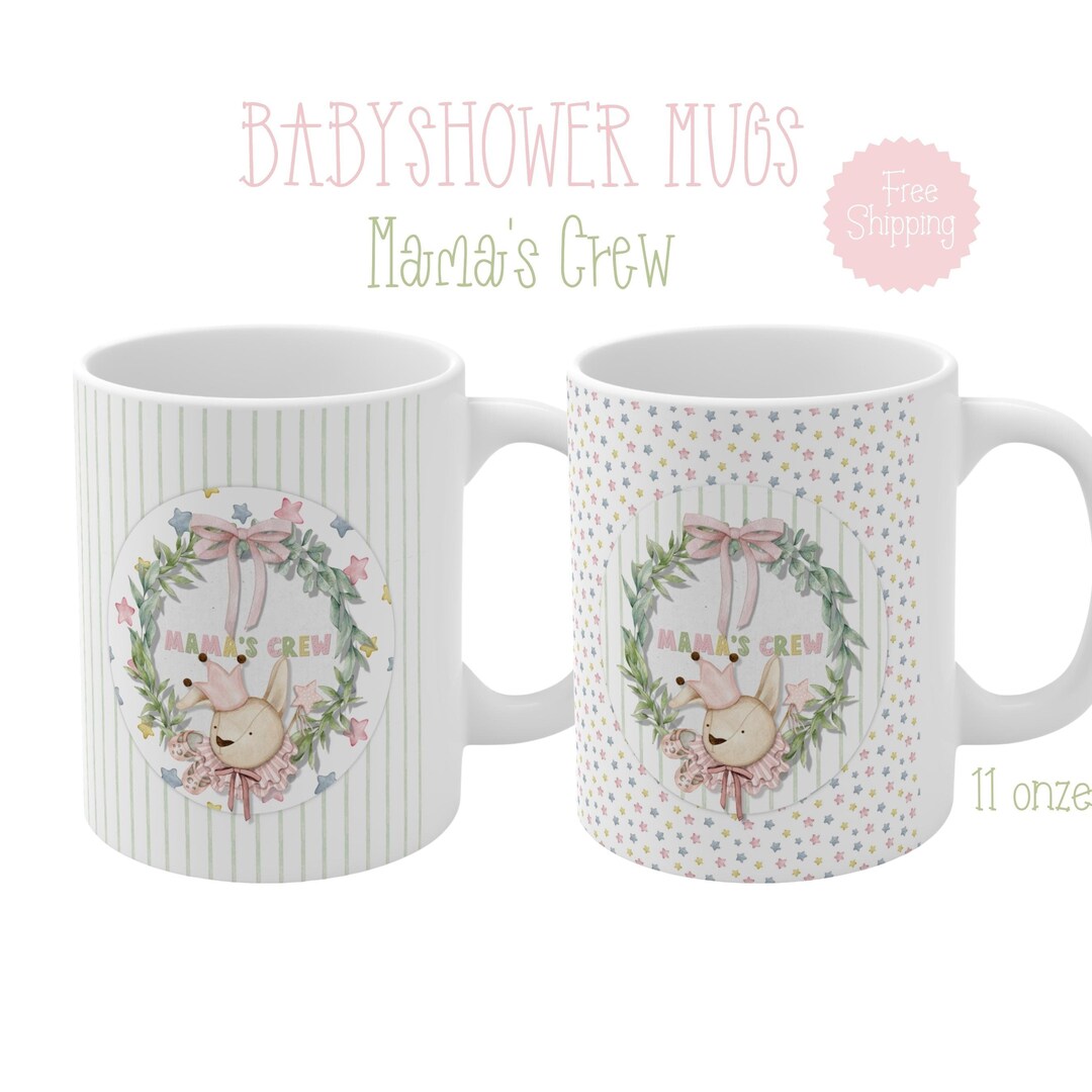 Pastel Boho Baby Shower Mug for Mother to Be and Her Crew Etsy