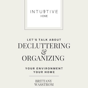 WorkBook: Organizing & Decluttering your environments