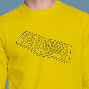 Cool Fun Mechanical Keyboard Art Gift Unisex Classic Long Sleeve T-Shirt