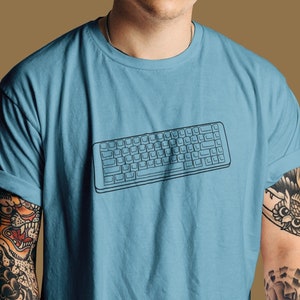 Fun Cool Mechanical Keyboard Switch Keycap Geek Nerd Unisex Gift Graphic Tee T Shirt