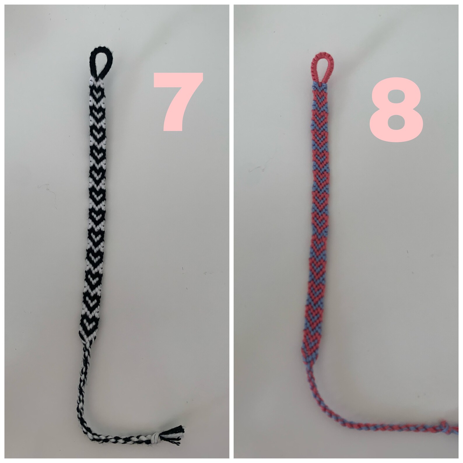 Heart Friendship Bracelets Adjustable Handmade Preppy Etsy