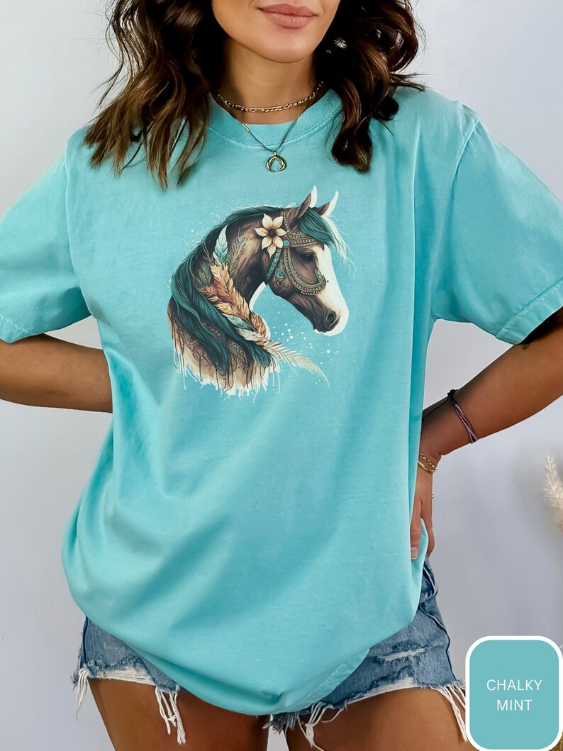 Horse Shirt Horse Lover Tee Horse Girl Shirt Gift for Etsy