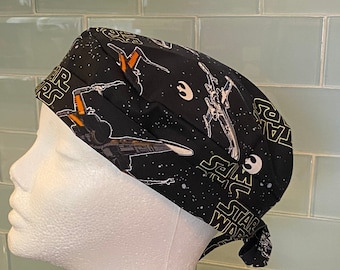 Star Wars Heroes Ships | Scrub Cap | Surgical Hat | Unisex | Doctor and Nurse Gifts