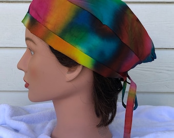 Tie-Dyed | Scrub Cap | Surgical Hat | Unisex | Doctor and Nurse Gifts