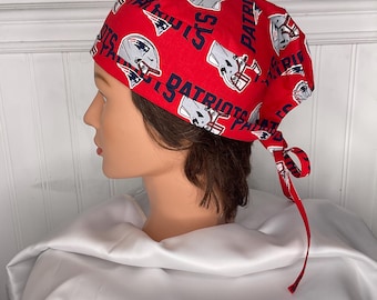 New England Patriots Football | Verbandmütze | Chirurgischer Hut | Unisex | Doktor und Krankenschwester Geschenke
