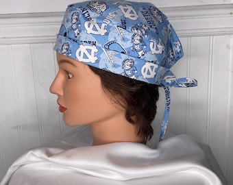 North Carolina Tar Heels Football | Scrub Cap | Surgical Hat | Unisex | Doctor and Nurse Gifts