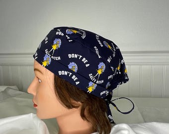 Don’t Be A Salty B**** | Scrub Cap | Surgical Hat | Unisex | Doctor and Nurse Gifts