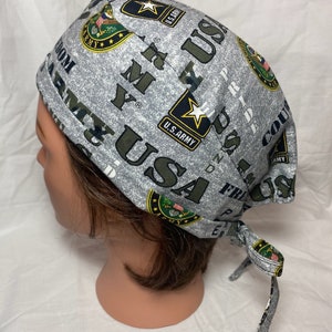 U.S. Army | Scrub Cap | Surgical Hat | Unisex | Doctor and Nurse Gifts