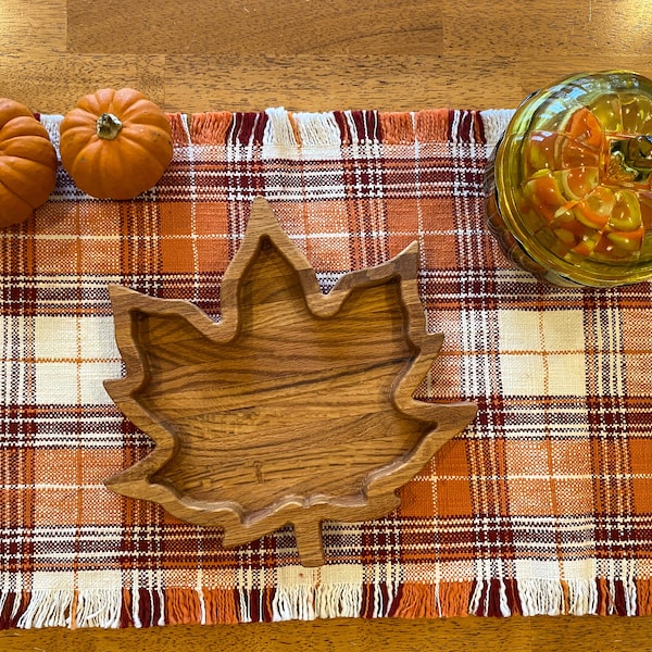 Wooden Leaf Bowl Etsy