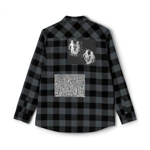 2 souls meet Unisex Flannel Shirt