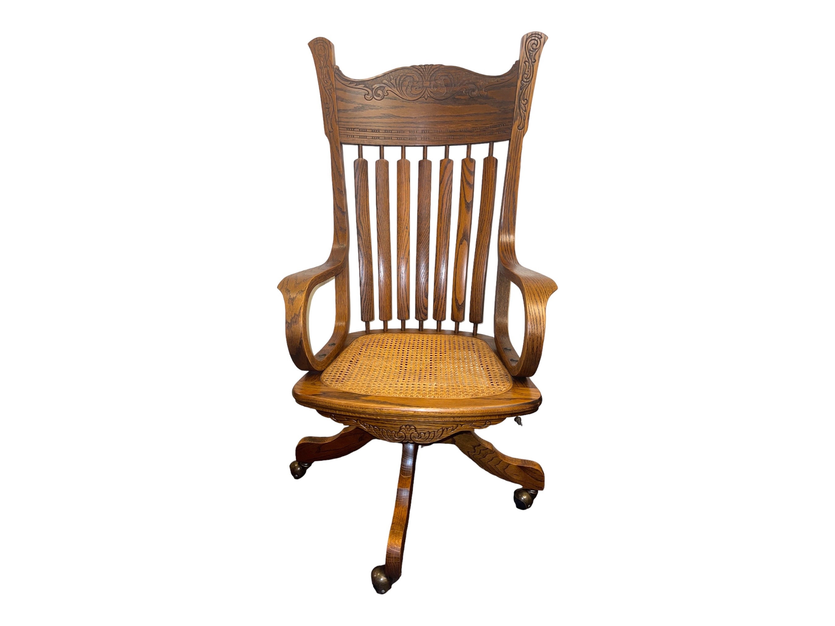 Oak desk chair new arrivals