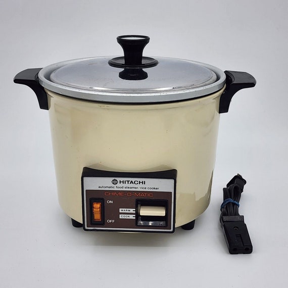 Vintage Hitachi Chimeomatic Rice Cooker Food Steamer 5.6 Cup Etsy