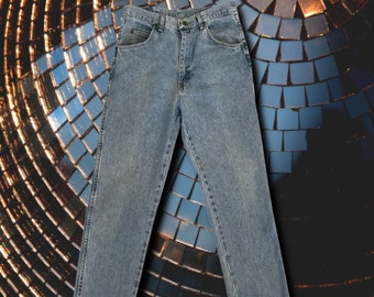 Vintage Wrangler Light Blue High Waisted Bootcut Denim Jeans Size 34x30