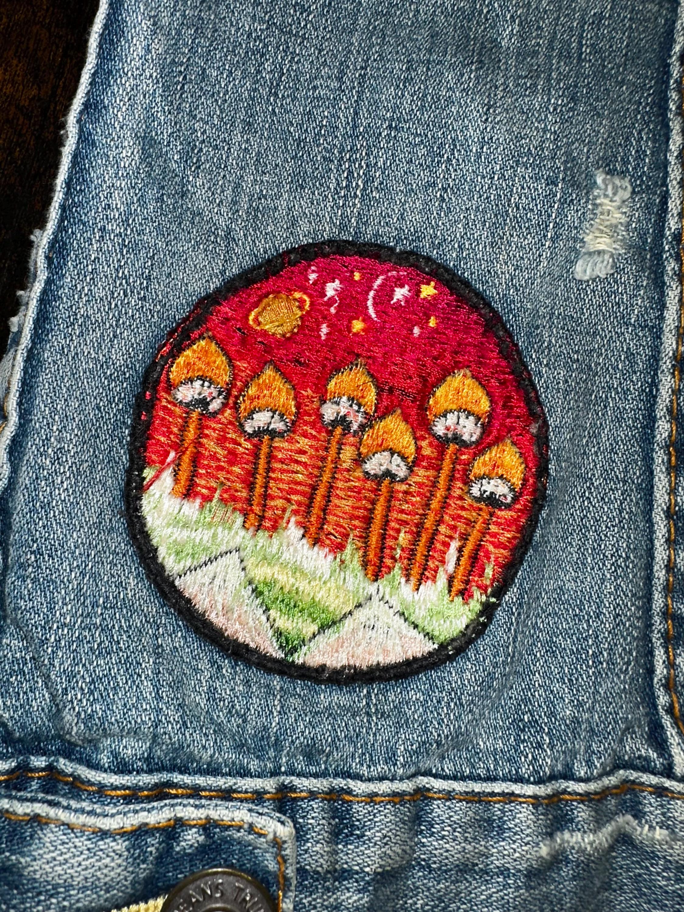 Vintage 00's True Religion Patchwork Denim Jacket Size L - Etsy