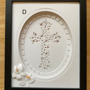 Resurrection Cross Easter Shadow Box SVG: Intricate Paper Cut File (Digital Download)