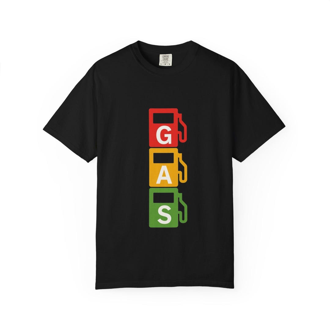 Gas Ronda Merchandise Gas Pump Graphic T-shirt - Motorcycle Gifts Tee, Gift for Him, Road ...