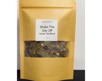 Earthy Girl LLC Shake The Day Off Herbal Tea Blend Relaxing