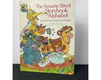 The Sesame Street Storybook Alphabet Featuring Jim Henson Muppets Vintage Book