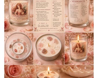 Juego de velas de té Afrodita