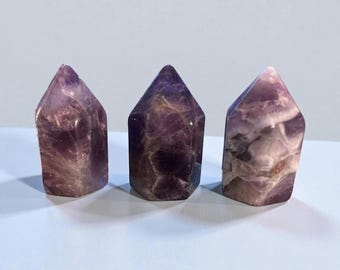 Natural Amethyst Crystal mini Tower Healing Stone Gemstone BOHO