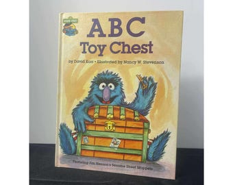 Sesame Street ABC Toy Chest Book by David Korr Jim Henson Vintage