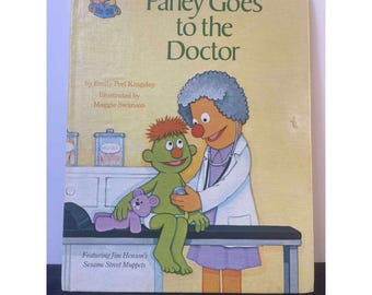 Sesame Street Farley Goes to the Doctor Vintage 1980
