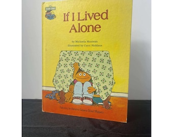 Sesame Street If I Lived Alone Childrens Book Featuring Jim Henson Muppets