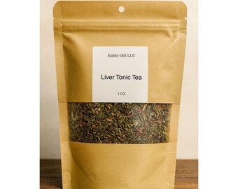 Earthy Girl LLC Liver Tonic Tea 1 OZ Natural Herbal Blend