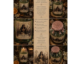 Candela ad olio Asherah