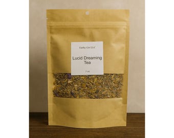 Earthy Girl LLC Lucid Dreaming Tea 1oz Blend Egyptian Blue Lotus Mugwort Damiana