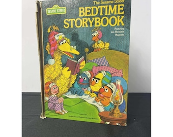 Sesame Street Bedtime Storybook Featuring Jim Henson vintage