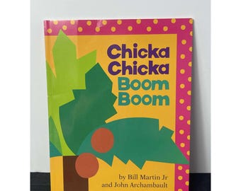 Chicka Chicka Boom Boom Paperback Book by Bill Martin Jr Lois Ehlert vintage