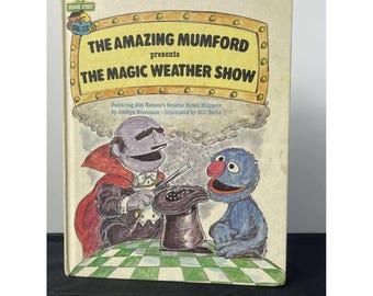 Sesame Street The Amazing Mumford Presents The Magic Weather Show Book 1981