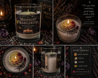 Midnight Margaritas Tea Light Candle Set