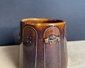 Taza Amber Skateboard - 473 ml