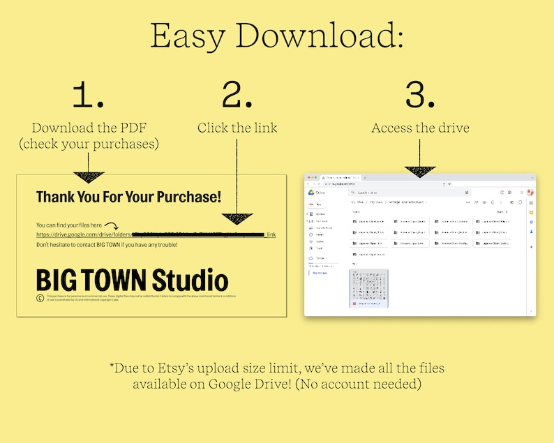 this image shows the easy download process.
