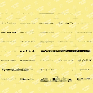 another page showing about 35 of the borders and frames