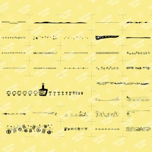 another page showing about 35 of the borders and frames