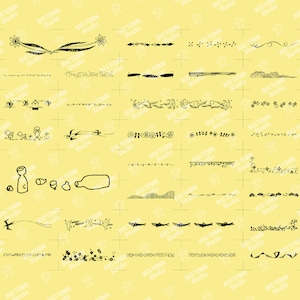 The first page showing about 35 of the borders and frames